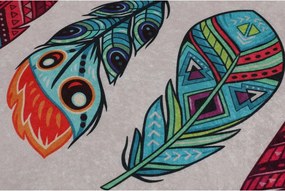 Set di tappetini per il bagno 2 pz 60x100 cm Feather – Foutastic