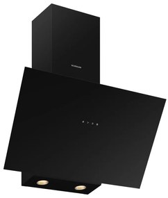 Cappa a parete 3481 vetro dritto SILVERLINE nero L 60 cm