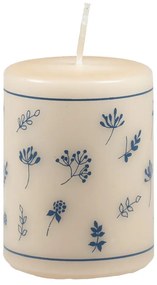 Candela beige, tempo di combustione 30 h Fleur - Unipar