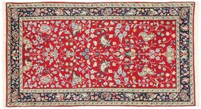 Kerman Tappeto 130x70 (Iran) Annodato A Mano