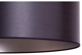 Duolla - Lampadario a sospensione con filo CANNES 1xE27/15W/230V diametro 50 cm nero/argento