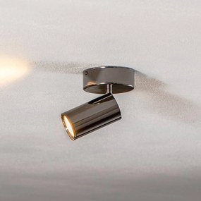 Lucea Faretto da soffitto Spotte, nero-cromo, a 1 luce