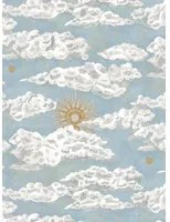 Josephine Munsey Carta da parati Cumulus Sol - Light Blue