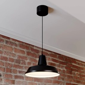 Luminex Lampada a sospensione Class, nero/nero