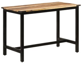 Tavolo Da Pranzo 110x60x76 Cm İn Legno Massello Di Mango /