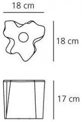 Artemide diffusore in vetro ricambio per logico tavolo micro