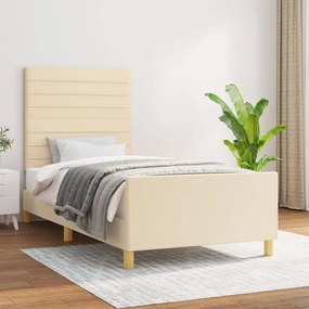 Giroletto Senza Materasso Crema 80x200 Cm İn Tessuto /