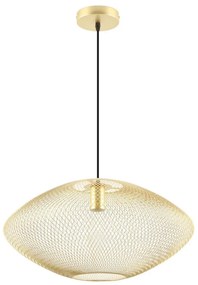Zuma Line A8032L-GD - Lampadario a sospensione con filo ORION 1xE27/40W/230V oro