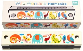 Giocattolo musicale Harmonica Wild Wonders - Rex London
