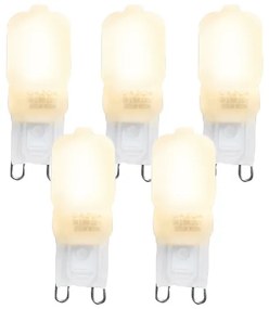 Set di 5 lampadine LED G9 CUTE PC 2W 200lm 2700K