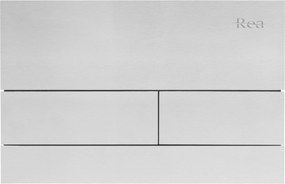 Pulsante per supporto set da incasso WC K011A-Q Rea T Brush Steel