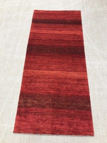 Loribaft Tappeto 210x90 Rosso (Iran) Annodato A Mano