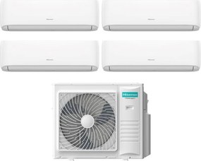 Condizionatore Quadri Split Hisense Hi-Comfort 7+7+9+12 con 4AMW81U4RJC R-32 Wi-Fi Integrato