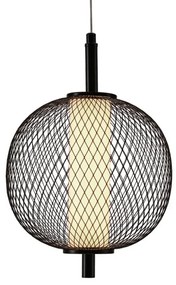 Lampada a sospensione LED su cavo PUMA LED/10W/230V Ø 20 cm, nera