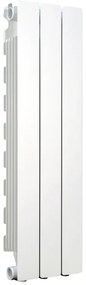 Radiatore acqua calda PRODIGE MODERN in alluminio, 3 elementi, interasse 800 mm, bianco