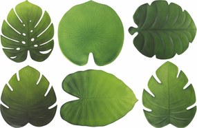 Set 6 Tovagliette Foglie Tropicali VdE Tivoli 1996 Jungle Slim...