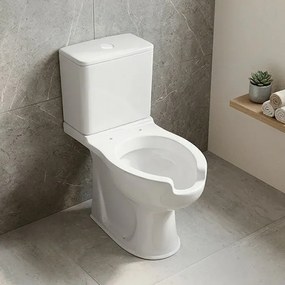 Wc per disabili monoblocco H50 cm con apertura frontale e scarico universale