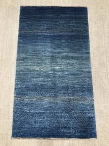 Loribaft Tappeto 140x80 Blu (Iran) Annodato A Mano