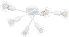 Globo 54802W-6 - Lampadario a plafone XARA 6xE14/40W/230V