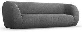 Divano in tessuto bouclé grigio 230 cm Essen - Cosmopolitan Design