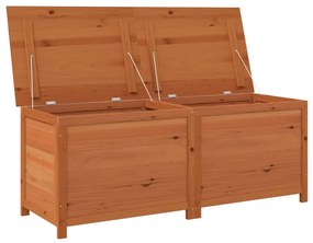 Scatola cuscini marrone 150x50x56 cm in legno massello di abete