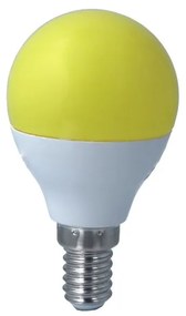 Lampada A Led E14 G45 4W 220V Colore Yellow Giallo