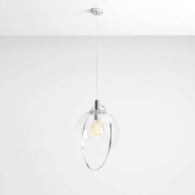 Lampada a sospensione Aura ALDEX, dimmerabile, Cromo / Argento, Soggiorno / Sala da pranzo, Metallo, Lampada a sospensione