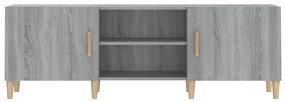 Mobile Porta TV Grigio Sonoma 150x30x50 cm in Legno Multistrato