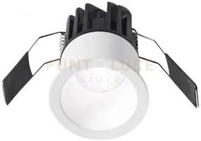 Gfa950c- faretto da incasso tondo led 3000k 600lm 8w d.5,6cm bianco...