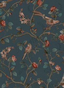 Eijffinger Tapete Good Nightingale - Dark Blue