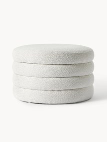 Pouf XL contenitore in bouclé Alto