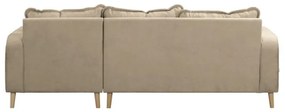 Divano angolare beige (angolo destro) Beata - Ropez