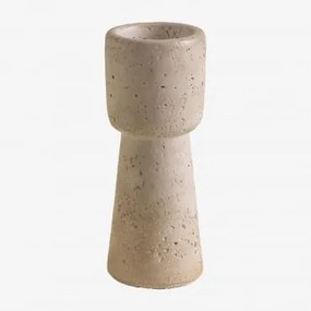 Candelabro In Cemento Brenan ↑15 Cm - Sklum