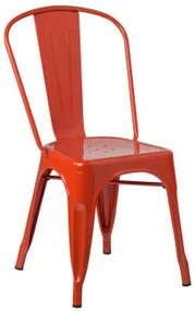Confezione da 2 sedie impilabili LIX Arancione - Sklum