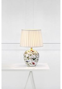 Lampada da tavolo bianca con paralume in tessuto (altezza totale 48 cm) Mansion – Markslöjd