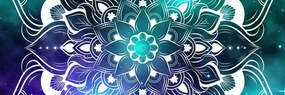 Stampa su tela – Mandala moderna con motivo orientale