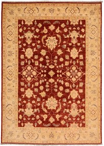 Ziegler Tappeto 240 x 170 Beige (Afghanistan) Annodato A Mano