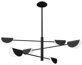 Lampada da soffitto APP1261-6CP BLACK