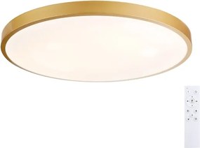 Brilagi - Lampada LED dimmerabile GLASS POOL DOUBLE LED/80W/230V 60 cm dorata + telecomando