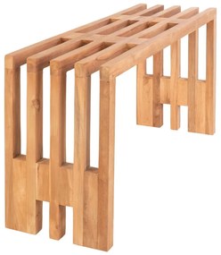 Panchina da giardino in legno di teak , 90 x 30 cm Benidorm - House Nordic