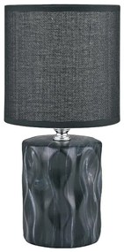 Zuma Line HS8603-BL - Lampada da tavolo 1xE14/40W/230V nero/decorazione in marmo