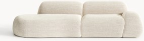 Chaise longue componibile 3 posti in bouclé Wolke