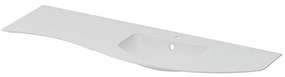 Lavabo da appoggio Soho BADEN HAUS rettangolare in ceramica L 29 x H 48 x P 22 cm bianco