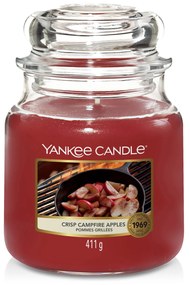 Crisp campfire apples, candela in giara media Yankee Candle