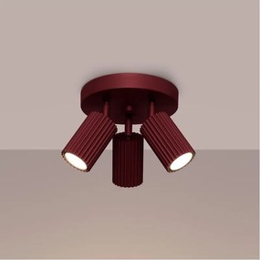 Brilagi - Faretto LED CRESTO 3xGU10/10W/230V bordeaux