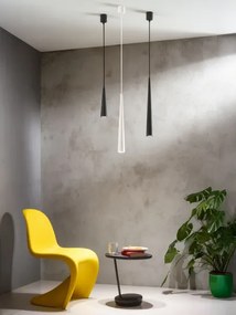 Ondaluce - Lampadario a cavo NOA 1xGU10/20W/230V Ø 5,5 cm nero