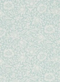 Morris & Co Carta da parati Mallow - Chalk/ Duck Egg