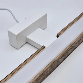 Brilagi-Illuminazione a LED per specchi da bagno WOODY MIRROR LED/15W/230V IP44 quercia/bianco