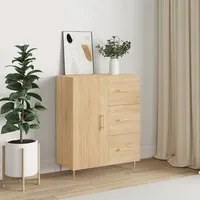 Credenza Rovere Sonoma 69,5x34x90 cm in Legno Multistrato 827903