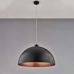 BeLight Marcus 1-light pendant lamp - ø 50 cm Nero/rame